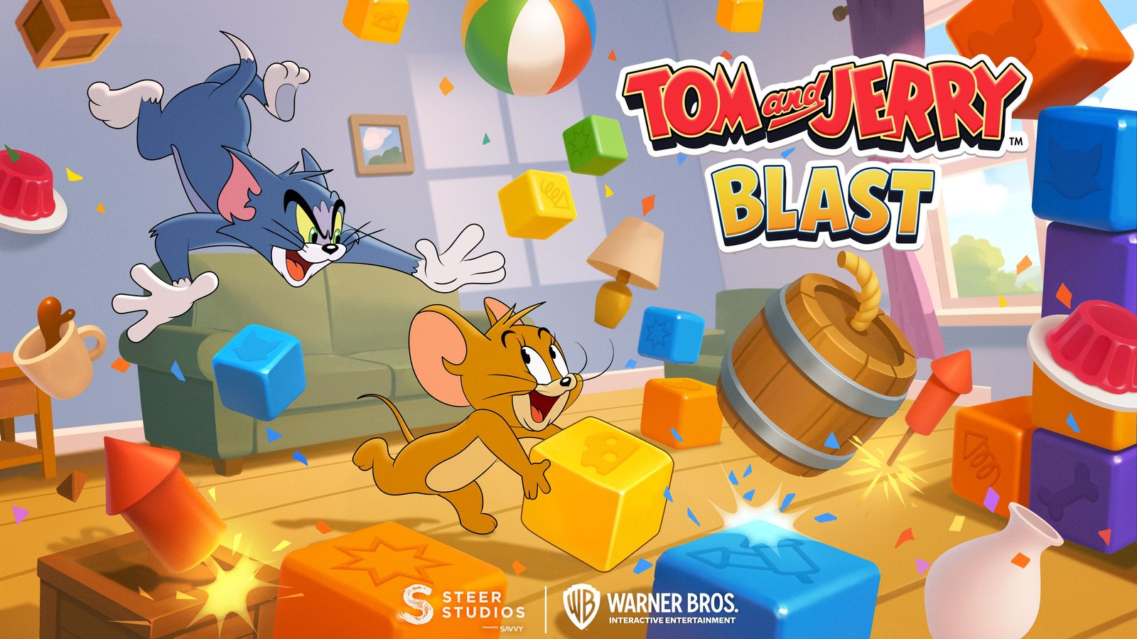 Tom & Jerry Blast key art